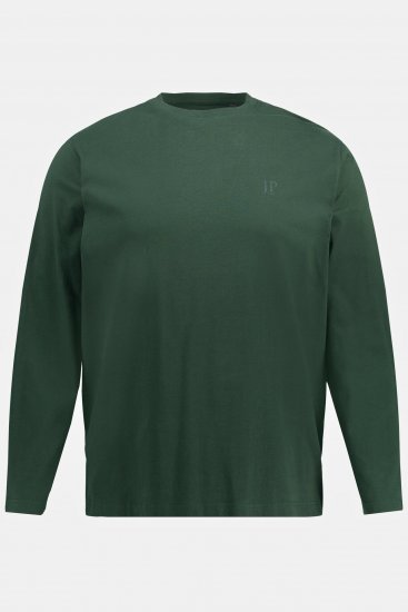 JP1880 Long Sleeve OEKO-TEX T-shirt Green - Magliette - Magliette Uomo Taglie Forti