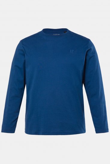 JP1880 Long Sleeve OEKO-TEX T-Shirt Blue - Magliette - Magliette Uomo Taglie Forti