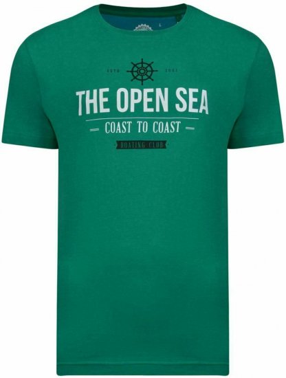 Kam Jeans 5254 Shamrock T-shirt - Magliette - Magliette Uomo Taglie Forti