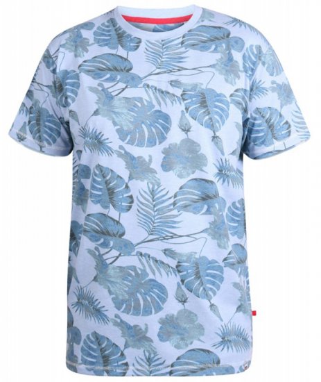 D555 Seymour T-shirt Blue - Magliette - Magliette Uomo Taglie Forti