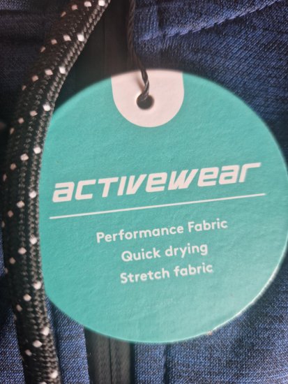 Kam Jeans AP008 Active Performance Hoodie Indigo - Felpe & felpe con cappuccio - Felpe & Felpe con Cappuccio Uomo Taglie Forti