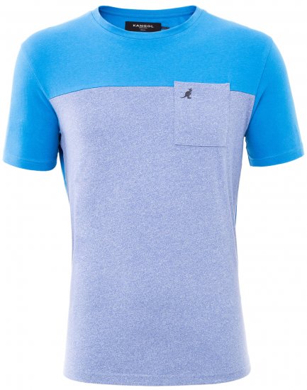 Kangol Sherwin T-shirt Blue - Magliette - Magliette Uomo Taglie Forti