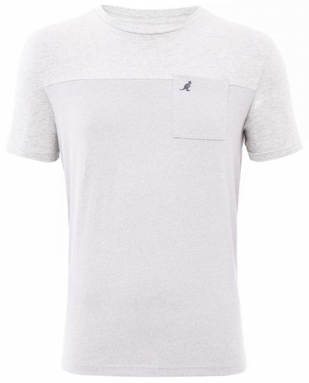 Kangol Sherwin T-shirt Grey - Magliette - Magliette Uomo Taglie Forti