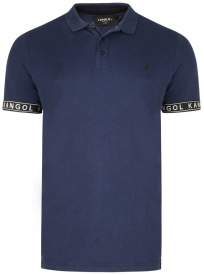 Kangol Steep Polo Navy - Polo - Polo Uomo Taglie Forti