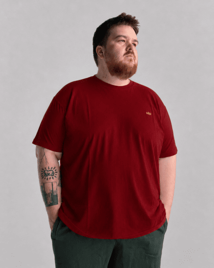 Motley Denim Stockholm T-shirt Red - Magliette - Magliette Uomo Taglie Forti
