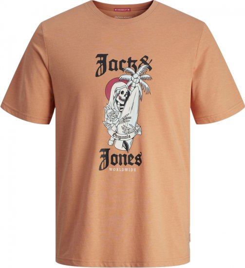 Jack & Jones JORCOCONUT T-shirt Canyon Sunset - Magliette - Magliette Uomo Taglie Forti