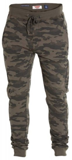 D555 Sutton Sweatpants Camo - Pantaloni & pantaloncini tuta - Pantaloni Tuta Uomo Taglie Forti