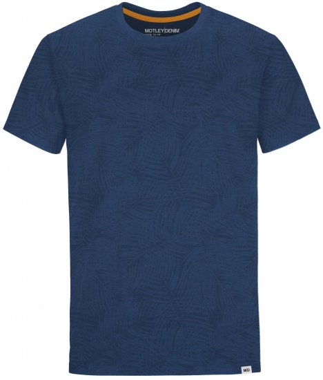 Motley Denim Sutton T-shirt Dark Indigo - Magliette - Magliette Uomo Taglie Forti