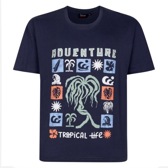 Espionage T448 T-shirt Stampate Confezione da 4 Assortiti - Magliette - Magliette Uomo Taglie Forti