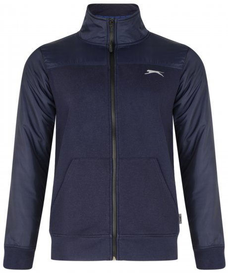 Slazenger Tatum Funnel Neck Navy - Felpe & felpe con cappuccio - Felpe & Felpe con Cappuccio Uomo Taglie Forti