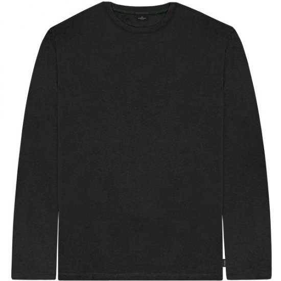 Double Outfitters TS-9170 Long Sleeve T-Shirt Black - Magliette - Magliette Uomo Taglie Forti