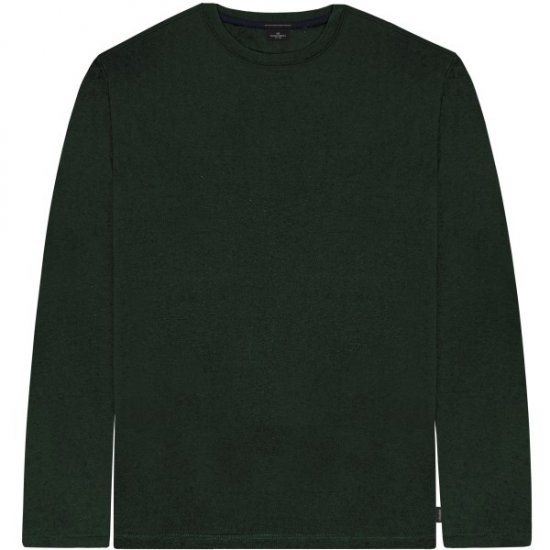 Double Outfitters TS-9170 Long Sleeve T-Shirt Forest Green - Magliette - Magliette Uomo Taglie Forti