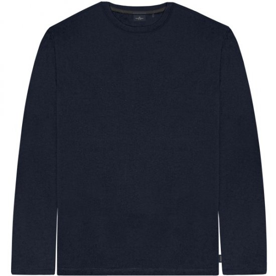 Double Outfitters TS-9170 Long Sleeve T-Shirt Navy - Magliette - Magliette Uomo Taglie Forti