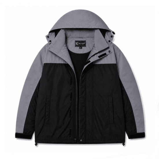 Kam Jeans 439 Softshell Jacket Black - Giubbotti - Giubbotti Uomo Taglie Forti