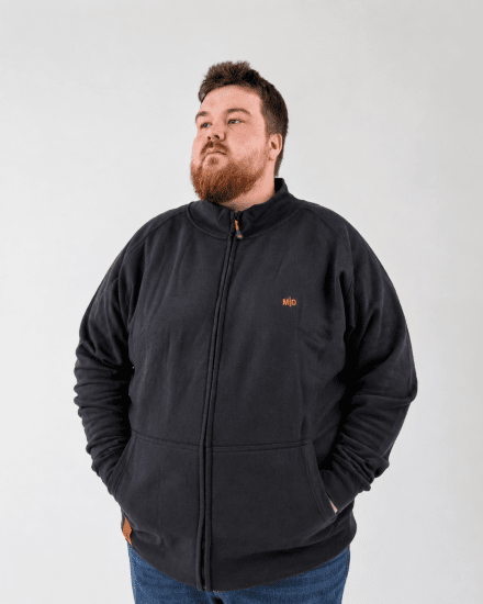 Motley Denim London Sweatshirt Black - Felpe & felpe con cappuccio - Felpe & Felpe con Cappuccio Uomo Taglie Forti