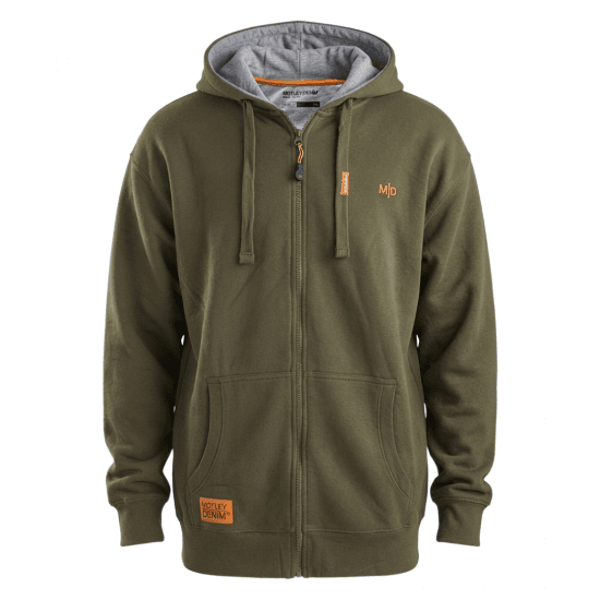 Motley Denim Copenhagen Hoodie Dark Khaki - Felpe & felpe con cappuccio - Felpe & Felpe con Cappuccio Uomo Taglie Forti