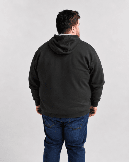 Motley Denim Copenhagen Hoodie Charcoal - Felpe & felpe con cappuccio - Felpe & Felpe con Cappuccio Uomo Taglie Forti