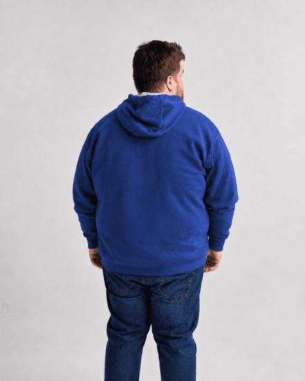 Motley Denim Copenhagen Hoodie Royal Blue - Felpe & felpe con cappuccio - Felpe & Felpe con Cappuccio Uomo Taglie Forti