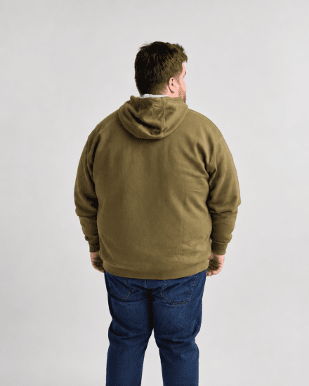 Motley Denim Copenhagen Hoodie Dark Khaki - Felpe & felpe con cappuccio - Felpe & Felpe con Cappuccio Uomo Taglie Forti