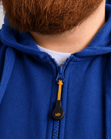 Motley Denim Copenhagen Hoodie Royal Blue - Felpe & felpe con cappuccio - Felpe & Felpe con Cappuccio Uomo Taglie Forti