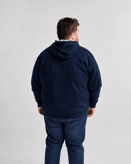 Motley Denim Copenhagen Hoodie Navy - Felpe & felpe con cappuccio - Felpe & Felpe con Cappuccio Uomo Taglie Forti