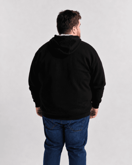 Motley Denim Copenhagen Hoodie Black - Felpe & felpe con cappuccio - Felpe & Felpe con Cappuccio Uomo Taglie Forti