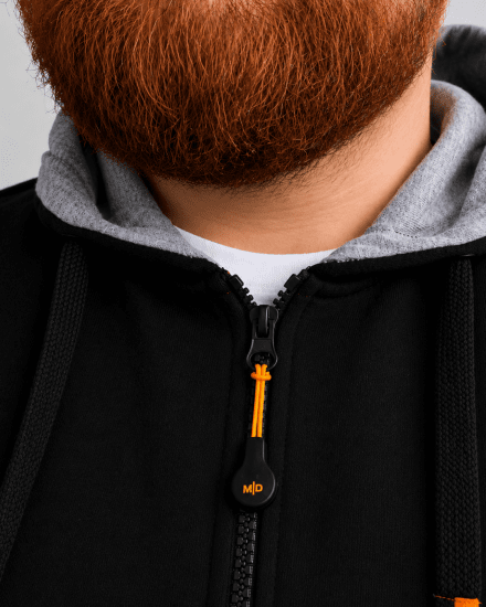 Motley Denim Copenhagen Hoodie Black - Felpe & felpe con cappuccio - Felpe & Felpe con Cappuccio Uomo Taglie Forti