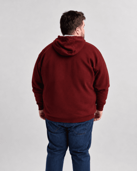 Motley Denim Copenhagen Hoodie Red - Felpe & felpe con cappuccio - Felpe & Felpe con Cappuccio Uomo Taglie Forti