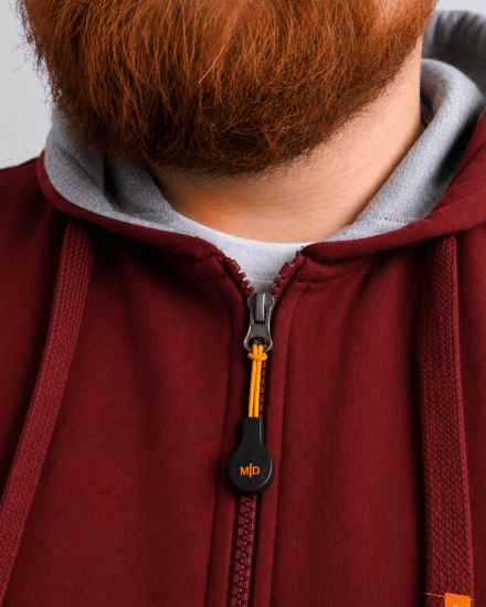 Motley Denim Copenhagen Hoodie Red - Felpe & felpe con cappuccio - Felpe & Felpe con Cappuccio Uomo Taglie Forti