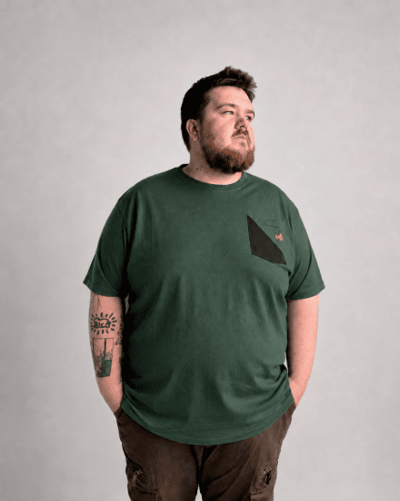 Motley Denim Milan T-shirt Verde racing - Magliette - Magliette Uomo Taglie Forti