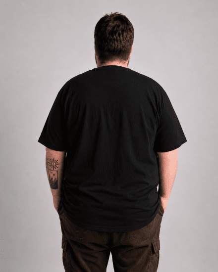 Motley Denim Milan T-shirt Nero - Magliette - Magliette Uomo Taglie Forti