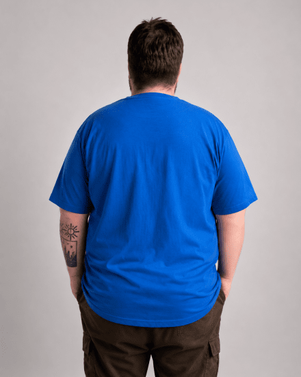 Motley Denim Milan T-shirt Blu royal - Magliette - Magliette Uomo Taglie Forti