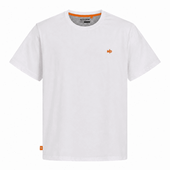 Motley Denim Stockholm T-shirt White - Magliette - Magliette Uomo Taglie Forti