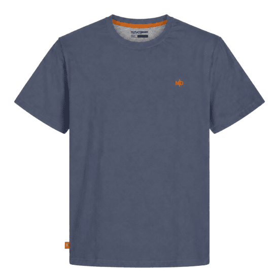 Motley Denim Stockholm T-shirt Light Indigo - Magliette - Magliette Uomo Taglie Forti