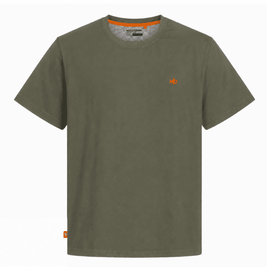 Motley Denim Stockholm T-shirt Dark Khaki - Magliette - Magliette Uomo Taglie Forti