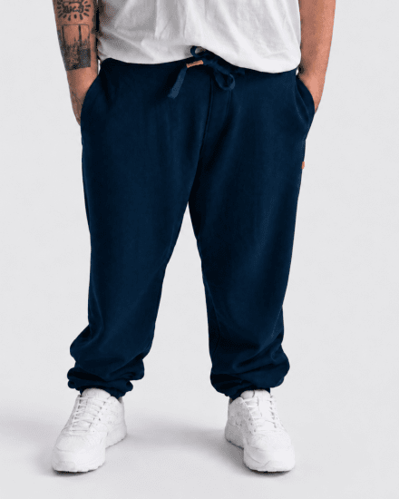 Motley Denim Berlin Sweatpants Dark Indigo - Pantaloni & pantaloncini tuta - Pantaloni Tuta Uomo Taglie Forti