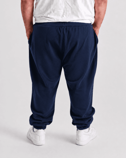 Motley Denim Berlin Sweatpants Dark Indigo - Pantaloni & pantaloncini tuta - Pantaloni Tuta Uomo Taglie Forti