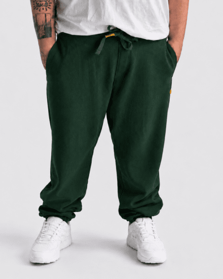 Motley Denim Berlin Sweatpants Racing Green - Pantaloni & pantaloncini tuta - Pantaloni Tuta Uomo Taglie Forti