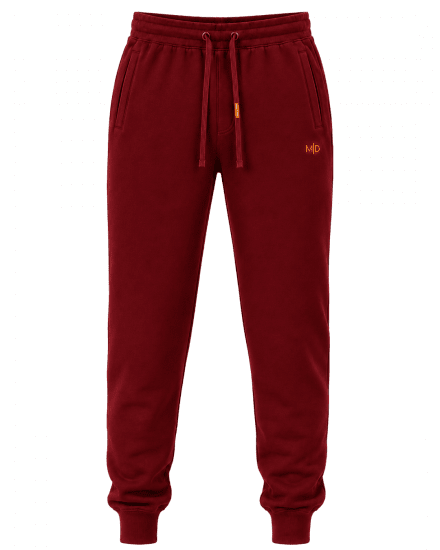Motley Denim Berlin Sweatpants Red - Pantaloni & pantaloncini tuta - Pantaloni Tuta Uomo Taglie Forti