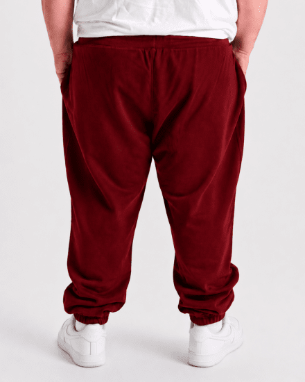 Motley Denim Berlin Sweatpants Red - Pantaloni & pantaloncini tuta - Pantaloni Tuta Uomo Taglie Forti