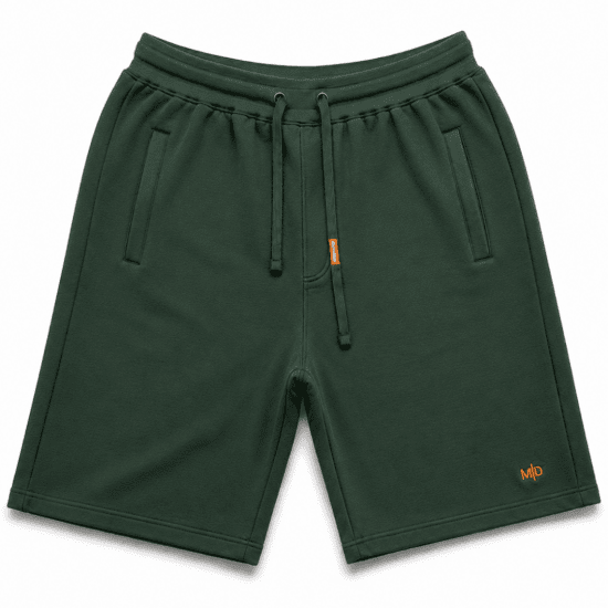 Motley Denim Paris Sweatshorts Racing Green - Pantaloni & pantaloncini tuta - Pantaloni Tuta Uomo Taglie Forti