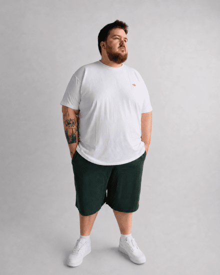 Motley Denim Paris Sweatshorts Racing Green - Pantaloni & pantaloncini tuta - Pantaloni Tuta Uomo Taglie Forti