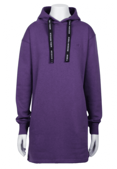 Nora Mikken KRISTINA Long Hoodie Purple - Felpe & felpe con cappuccio - 