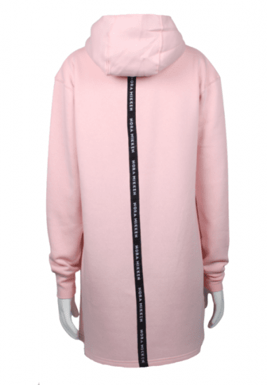 Nora Mikken KADRI WHITE Long Hoodie Pink - ABBIGLIAMENTO DA DONNA XS-XXL - 