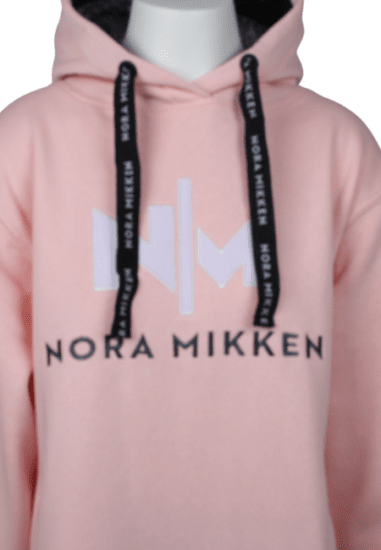 Nora Mikken KADRI WHITE Long Hoodie Pink - ABBIGLIAMENTO DA DONNA XS-XXL - 