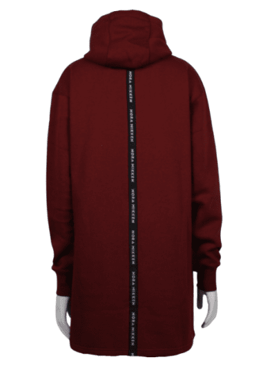 Nora Mikken KADRI Long Hoodie Burgundy - Felpe & felpe con cappuccio - 