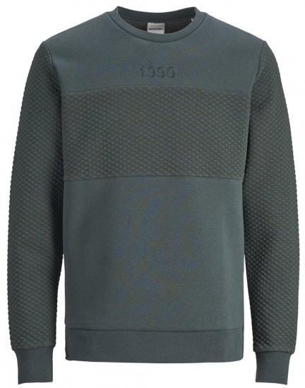 Jack & Jones JCOVETTEL Sweatshirt Spruce - Felpe & felpe con cappuccio - Felpe & Felpe con Cappuccio Uomo Taglie Forti
