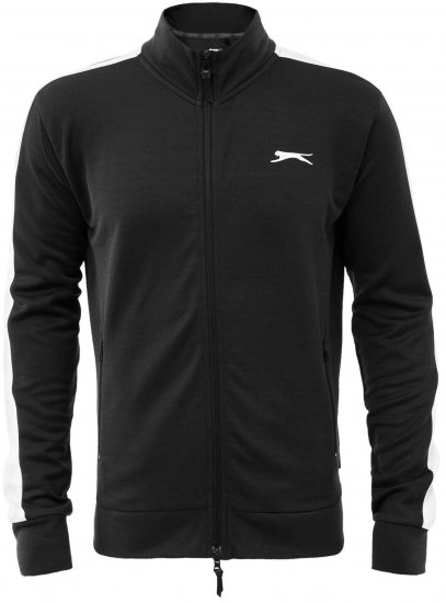 Slazenger Vince track Jacket Black - Felpe & felpe con cappuccio - Felpe & Felpe con Cappuccio Uomo Taglie Forti