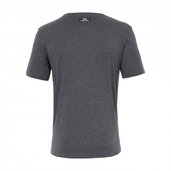 Rawcraft Webling T-shirt Charcoal - Magliette - Magliette Uomo Taglie Forti