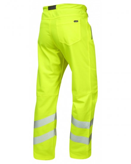 Leo Landcross Stretch Pants Hi-Vis Yellow - Abbigliamento da lavoro - Abbigliamento da Lavoro Taglie Forti Uomo